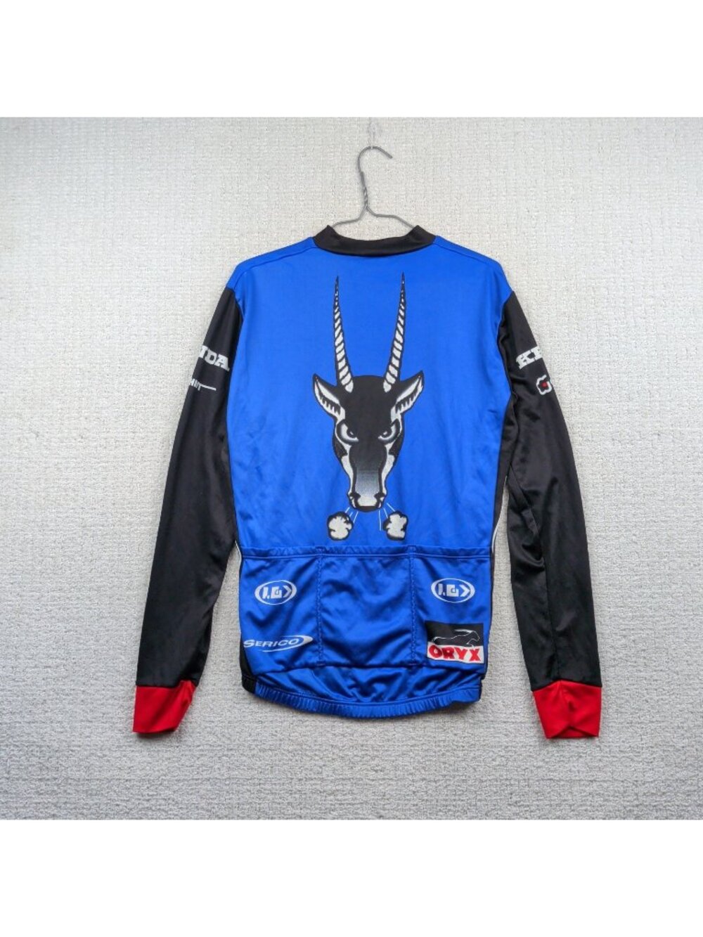 VTG 90s Louis Garneau x Oryx x RockShox Cycling Jersey Long Sleeve Men Sz M